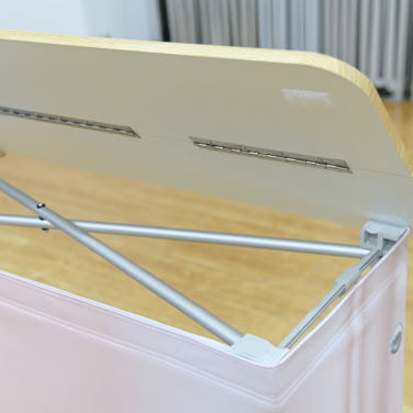 Potable counter interior view