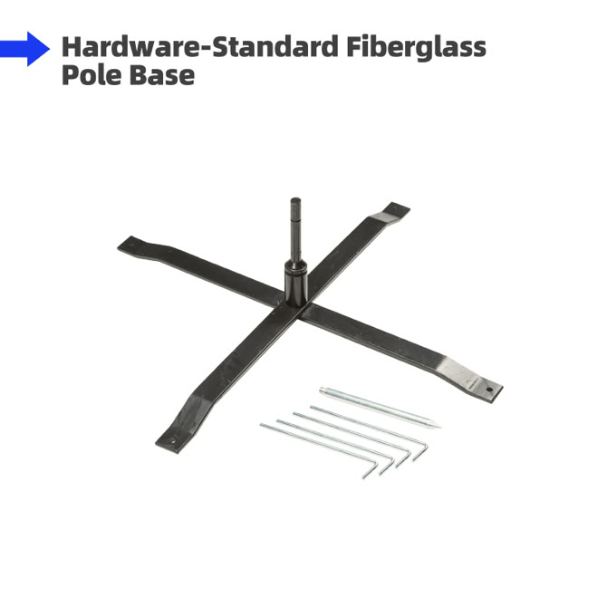 Fiberglass Pole Base