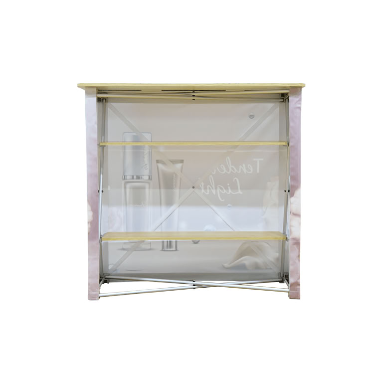 Portwable diplay counter interior view